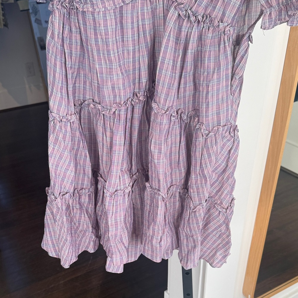 Cinq à Sept Lavender Plaid Dress - Picture 5 of 7